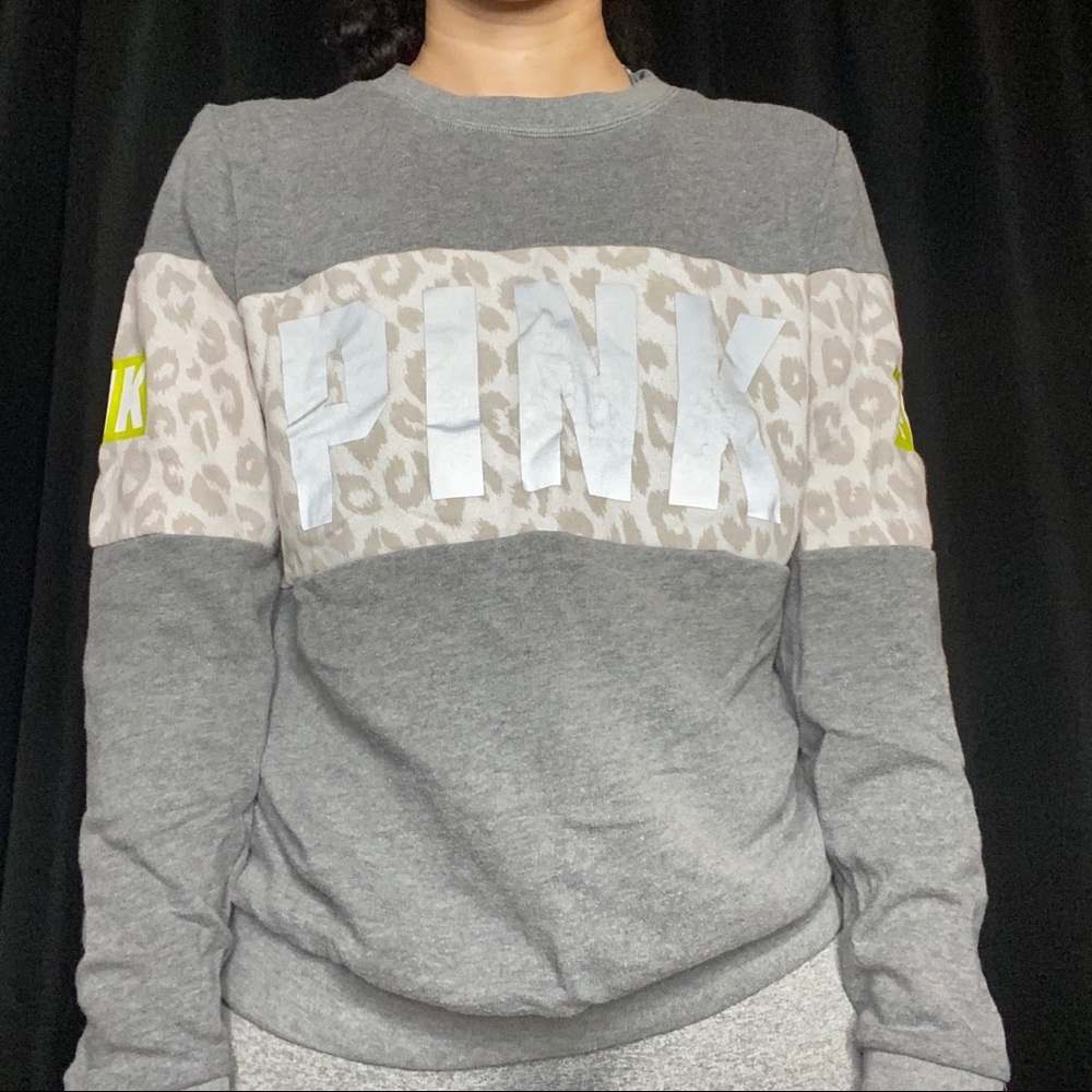 Victoria’s Secret PINK reflective crewneck